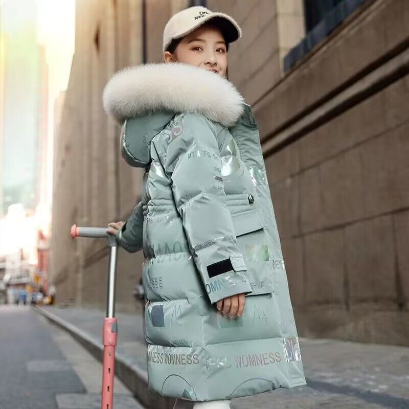 Girls' Puffer Hooded Jacket (31)