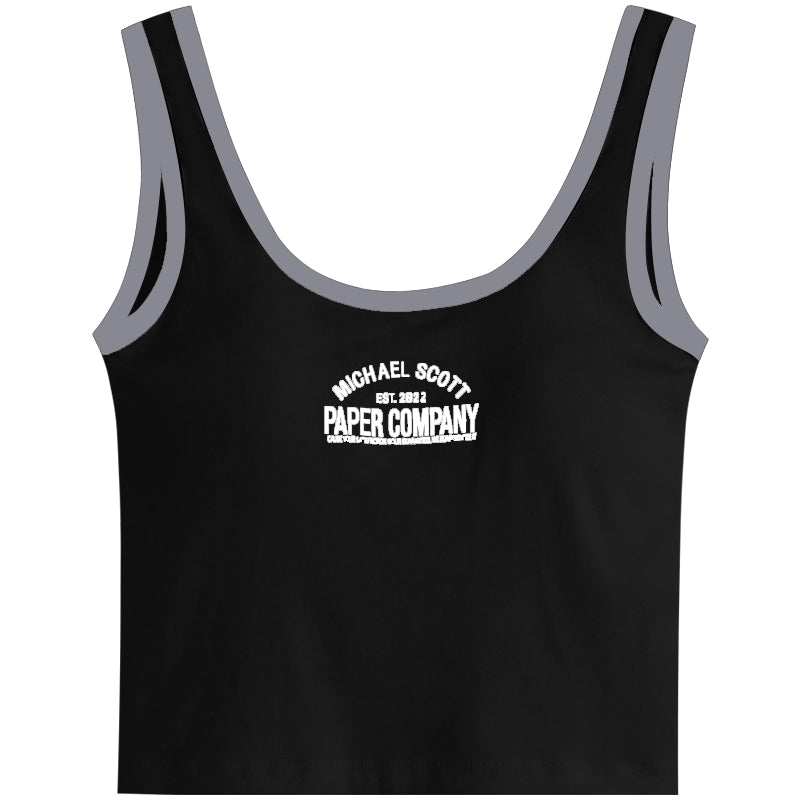 Short Sleeveless Padded Camisole - Tight Summer Top for Women
