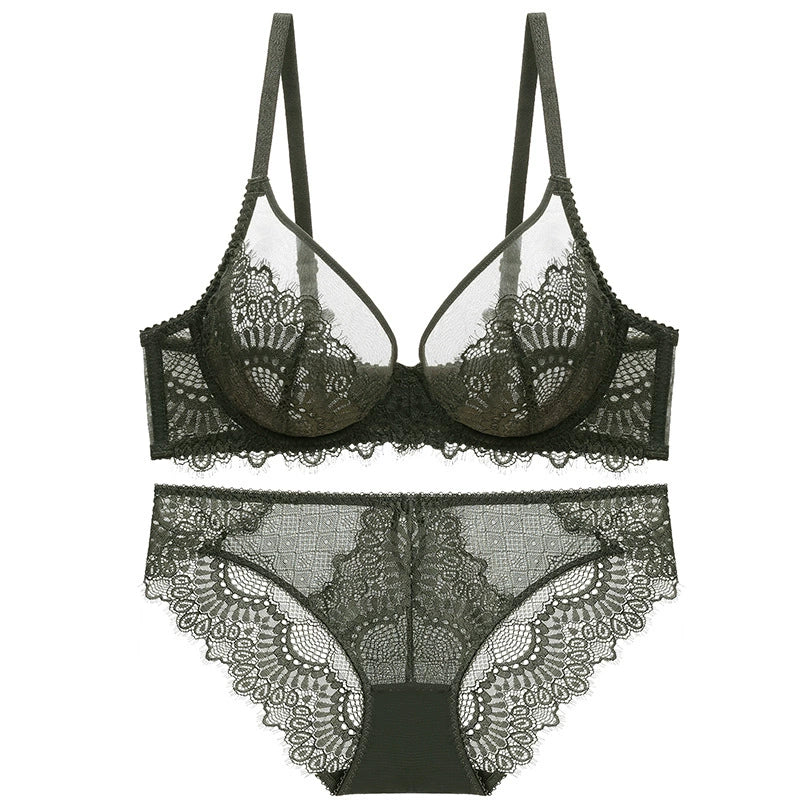 Women Beautiful Back Bra Lace Big Breasts Show Smaller Breasts and Reduce Sagging.