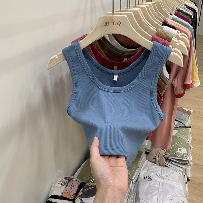 Women's Threaded Camisole Sports Vest - Summer Activewear Essential