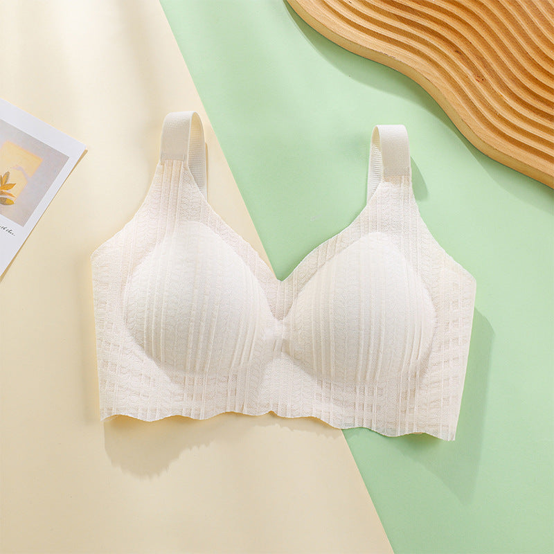 Women’s Plus Size Seamless Push-Up Bra – Wireless, No Rims, Breathable, Summer Lightweight Comfort Bra