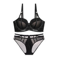 Women Push-up bra set thin side-sleeved women's pure lust straps special bra