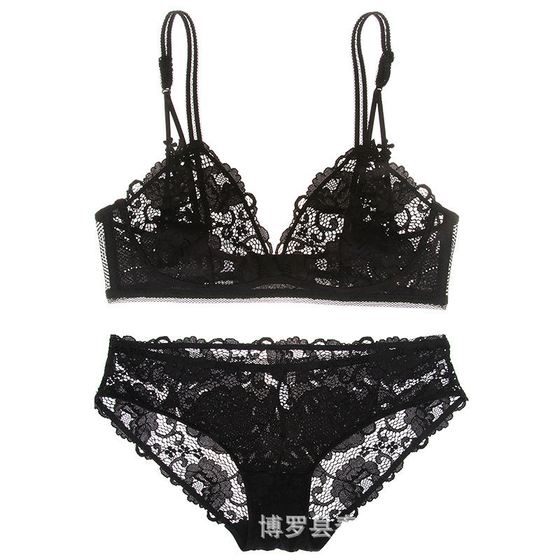 Women bra set, lace push-up, big breasts Bra