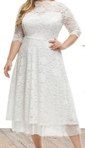 Plus Size Women's Knit Denim Dress (7)
