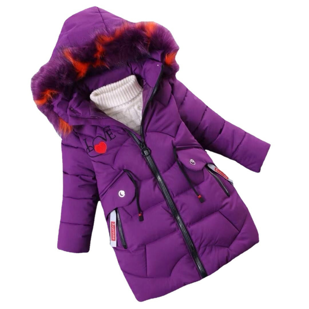 Girls' Puffer Hooded Jacket (14)