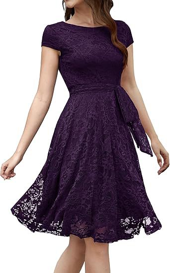 2025 New Short Hollow-Out Solid Color Lace Sleeveless Dress – Elegant Hepburn Style for Annual Meetings & Special Events