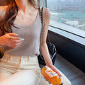New Summer Ice Silk Outerwear - Sweet & Spicy Side-Breast Cover Top