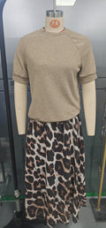 Women's Solid Color Mesh Midi Skirt