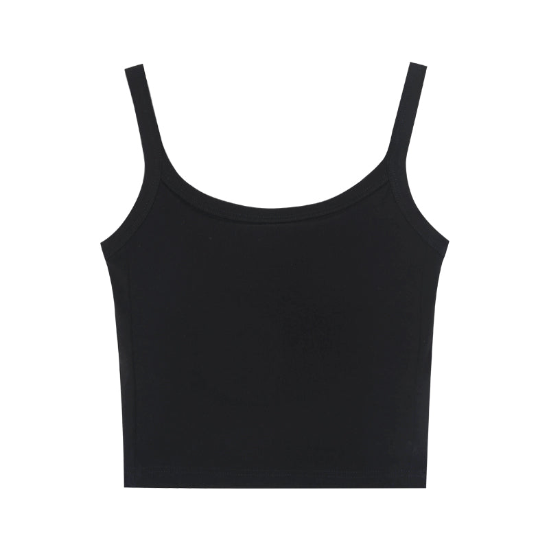 New Slimming Camisole with Chest Pads - Short Outerwear Top for Women