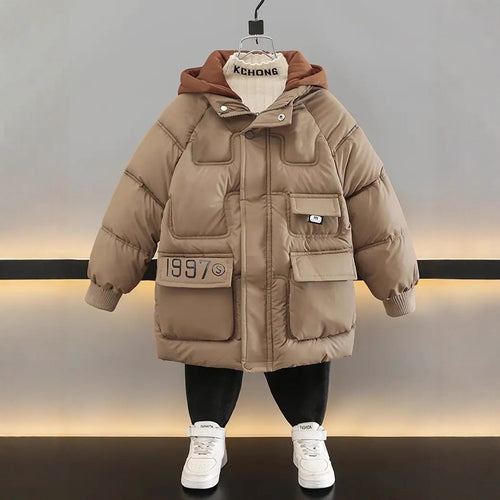 Boys' Puffer Hooded Jacket (6)