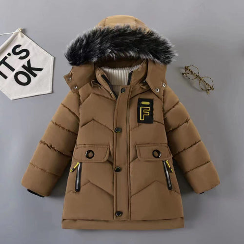 Boys' Puffer Hooded Jacket (8)