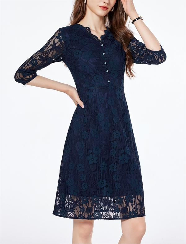 Plus Size Women's Denim Bodycon Dress (6)