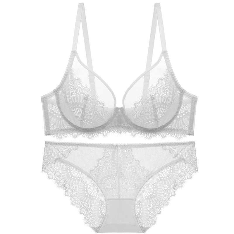 Women Beautiful Back Bra Lace Big Breasts Show Smaller Breasts and Reduce Sagging.