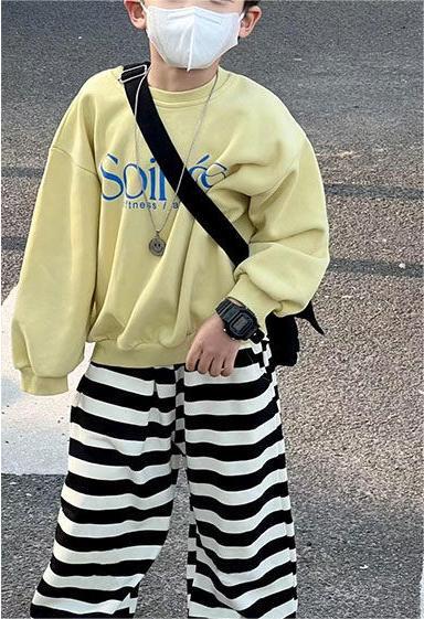 Toddler Wide-Leg Striped Jacket