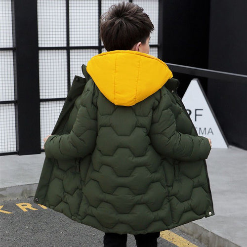 Boys' Puffer Hooded Jacket (7)