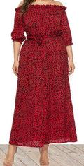 Plus Size Women's Knit Denim Dress (48)
