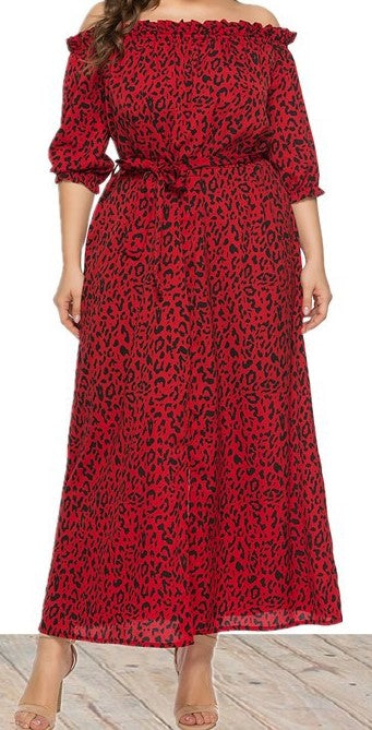Plus Size Women's Knit Denim Dress (48)
