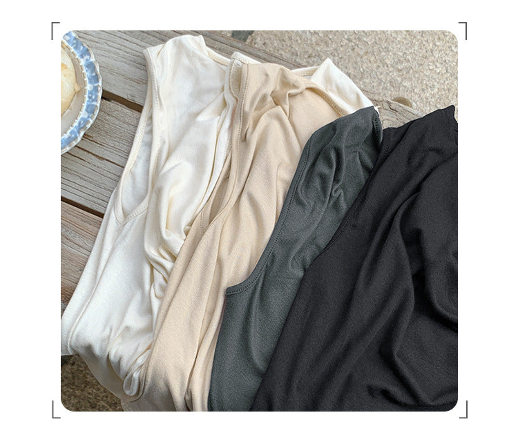 Elegant Waistcoat-Collar Sleeveless Vest - Summer Slimming Outerwear for Women