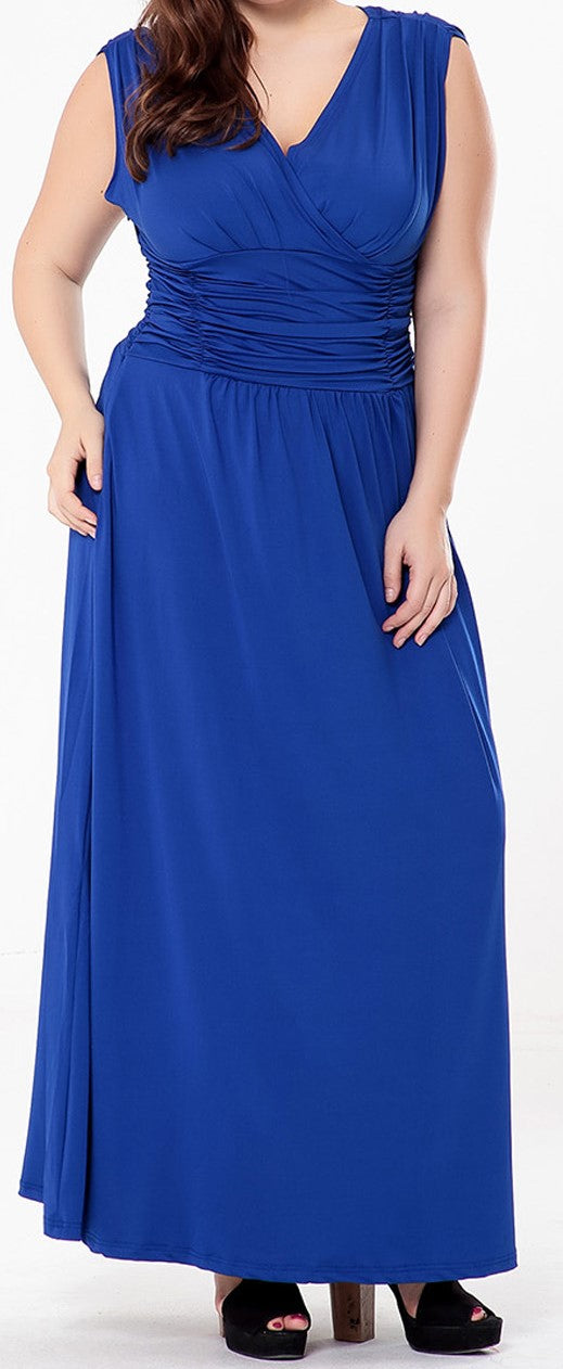 Plus Size Women's Knit Denim Dress (27)