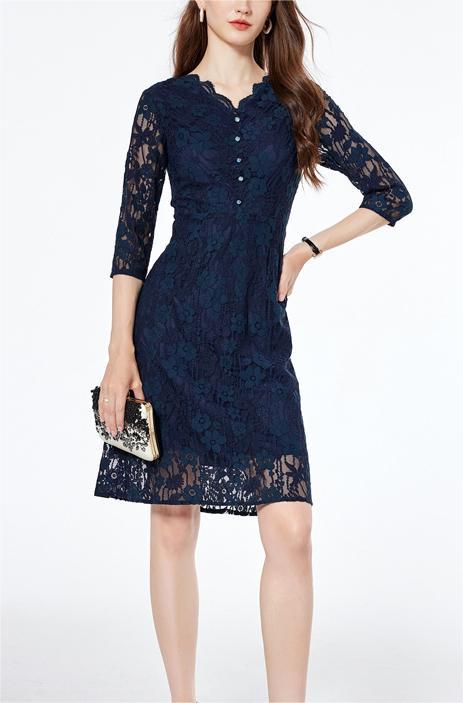 Plus Size Women's Denim Bodycon Dress (6)