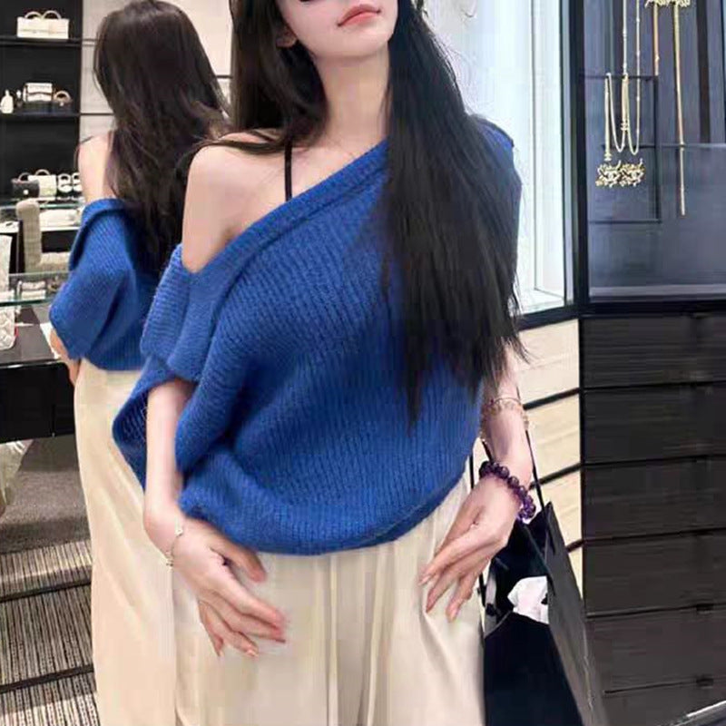 Temperamental Lady Chic Off-Shoulder Sweater