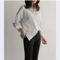 Simple & Versatile Striped Long-Sleeved Shirt - Spring/Autumn Edition