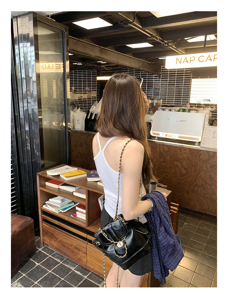 Women's Unique Hottie Camisole Vest - Summer Pure Color Fitted Top