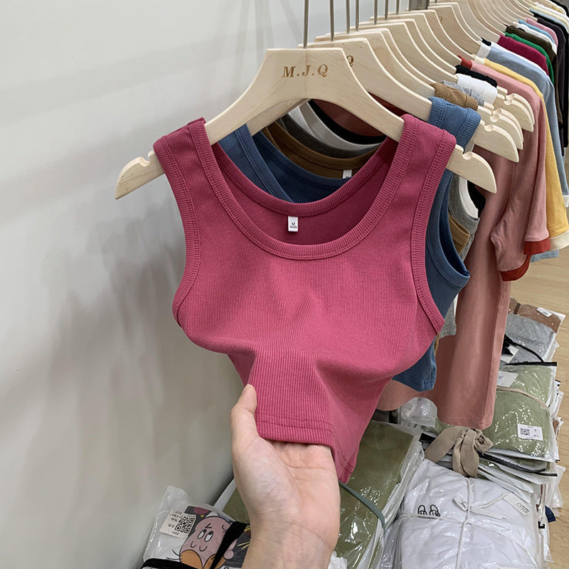 Women's Threaded Camisole Sports Vest - Summer Activewear Essential
