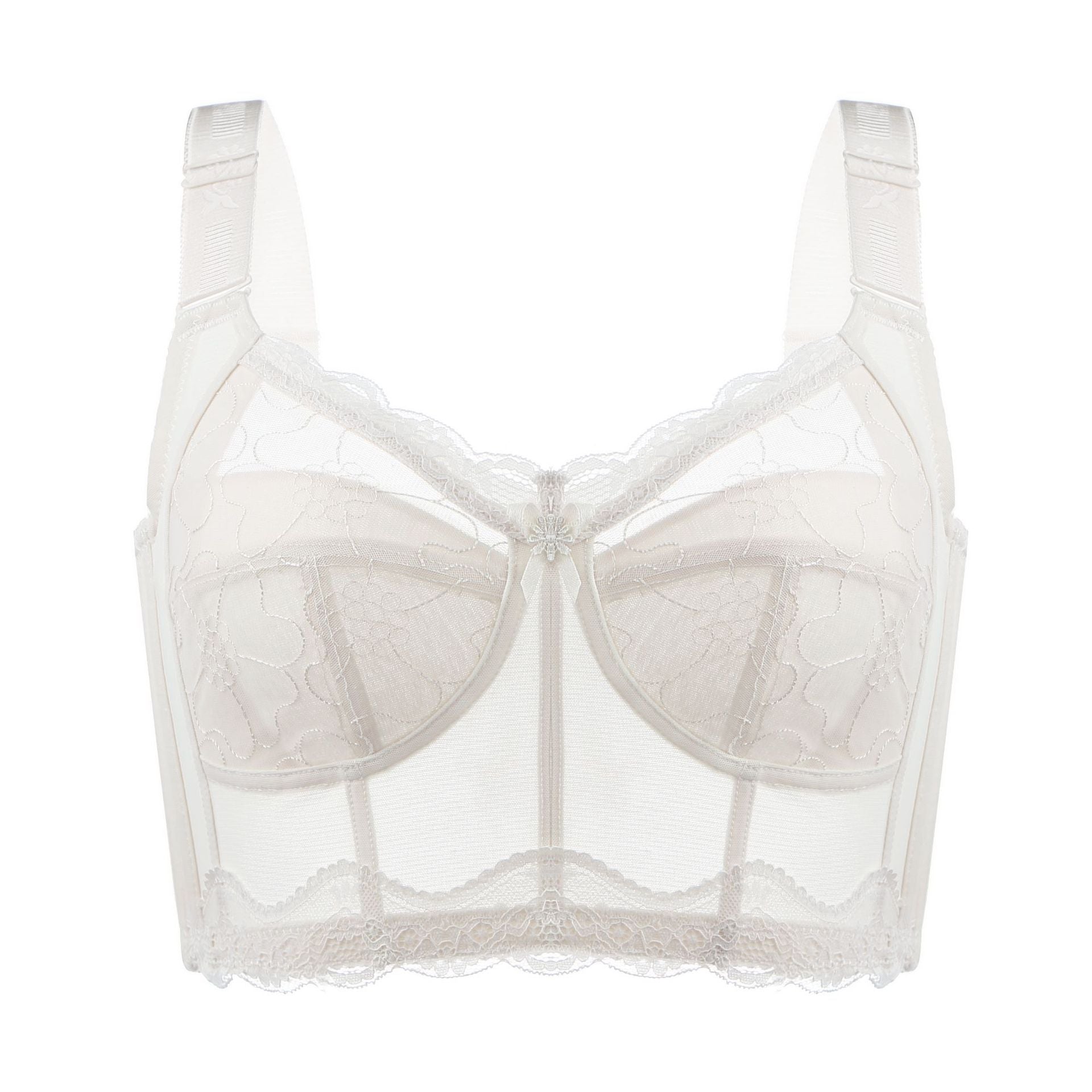 Elegant Lace Wireless Push Up Bra