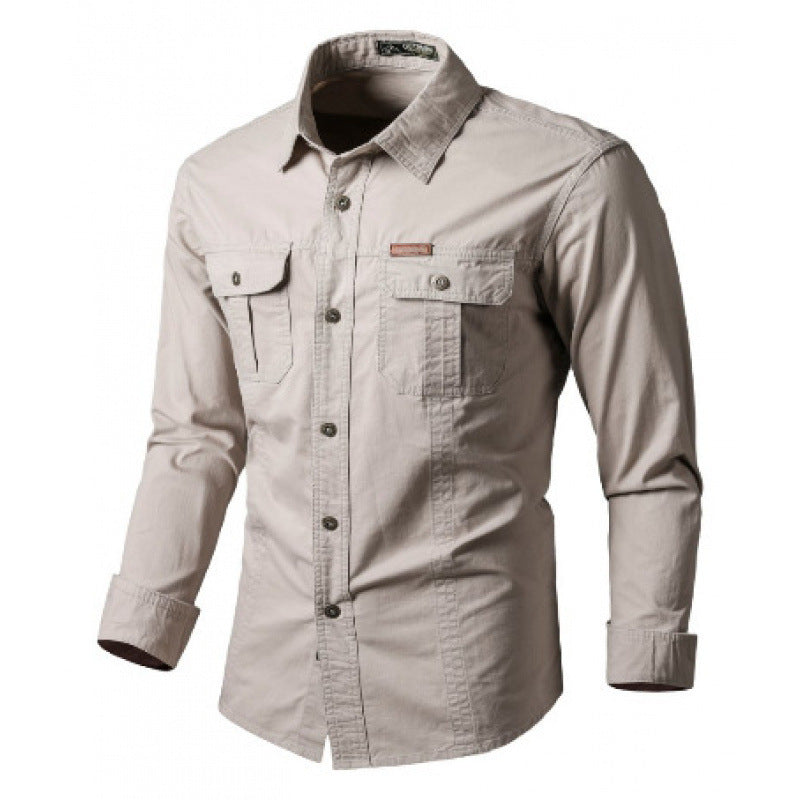 Men’s Casual Workwear Long Sleeve Shirt