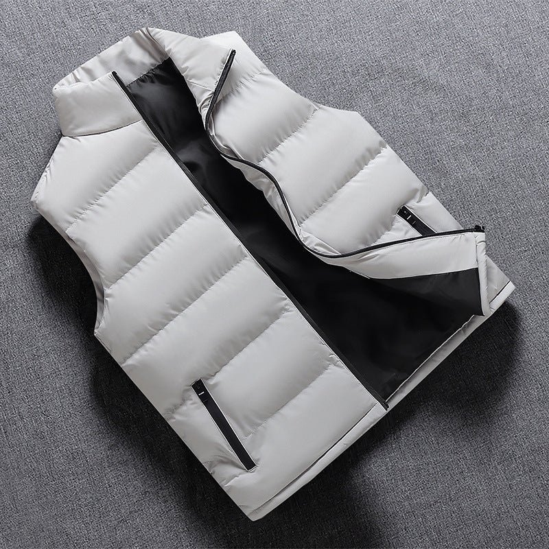 Men Thickened Hand-Stuffed Cotton Vest