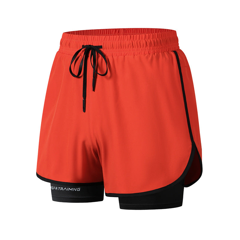 Layered Style Sports Basketball Shorts for Men