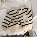 Soft Striped Knit Cardigan for Kids