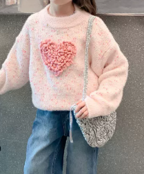 Girls Winter Knit Base Sweater