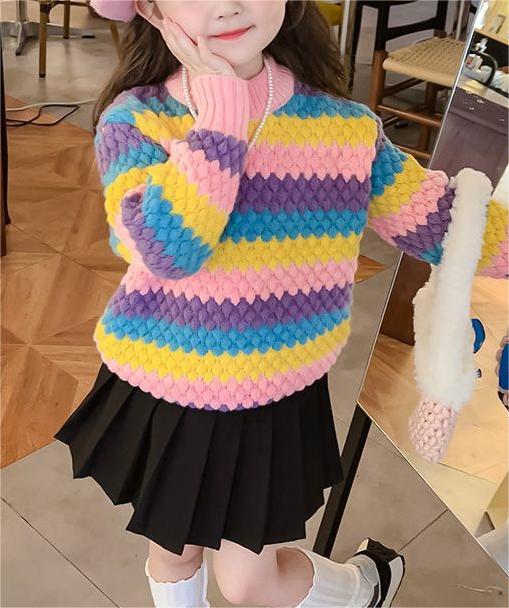 Warm Soft Knit Sweater for Girls