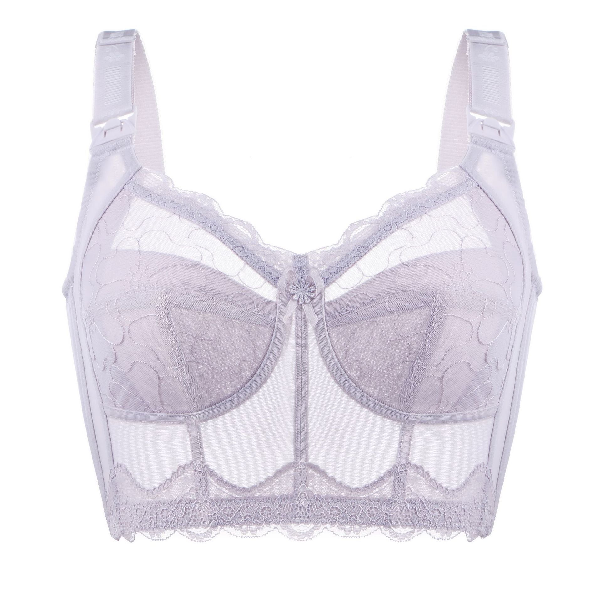 Elegant Lace Wireless Push Up Bra