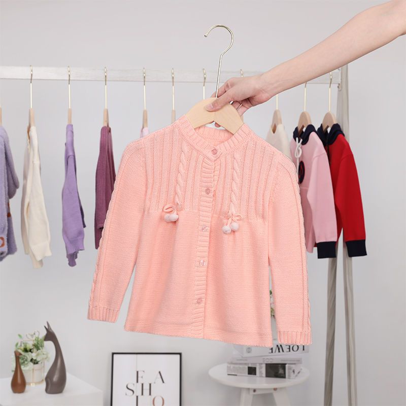 Little Girls Knit Cardigan Sweater