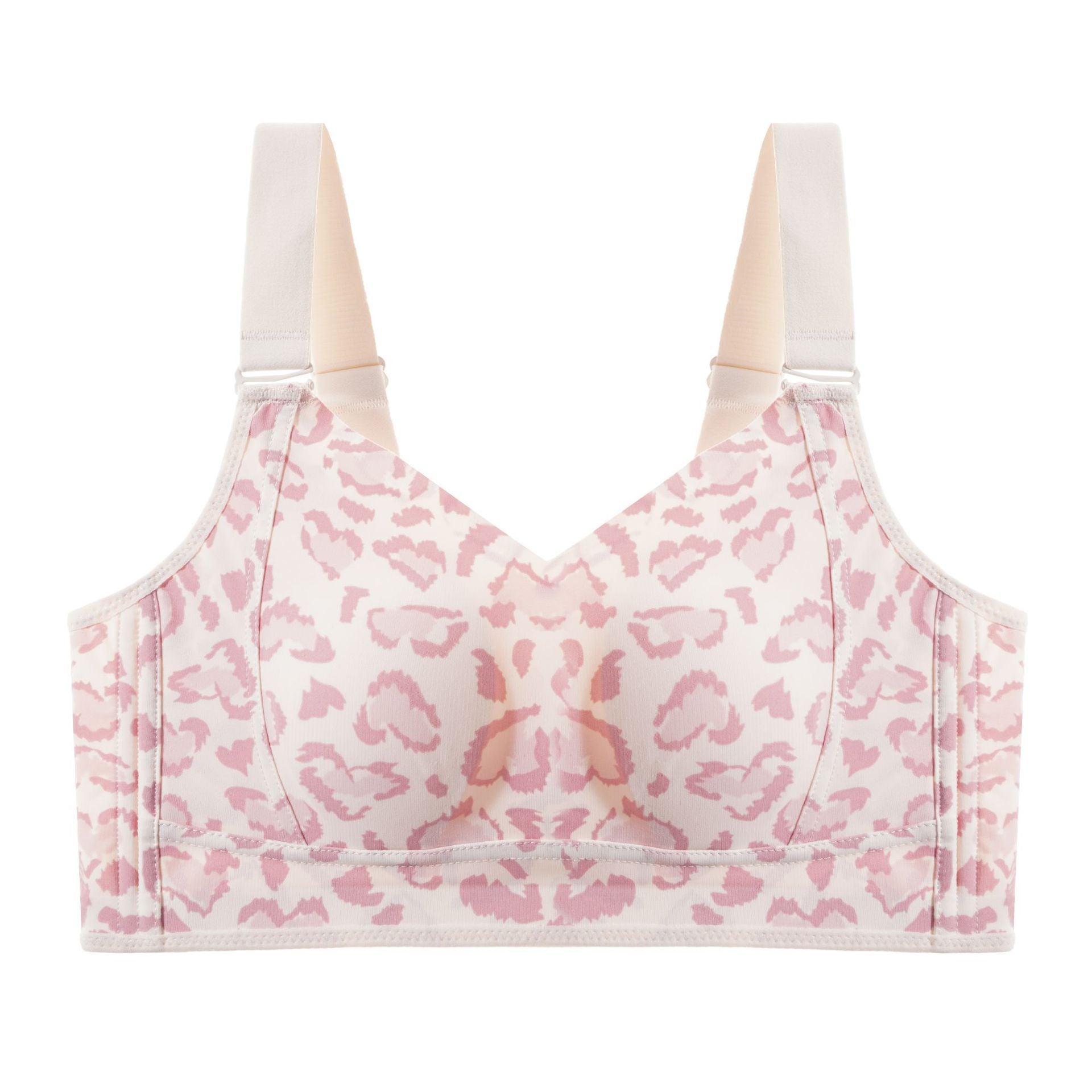 Leopard Print Wireless Comfort Bra