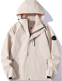 Men Hooded Outdoor Windbreaker Jacket