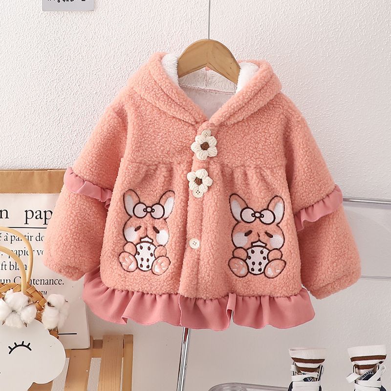 Girls Warm and Stylish Winter Coat for Toddlers and Young Children