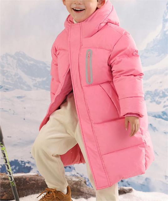 Over-The-Knee Winter Down Jacket for Kids