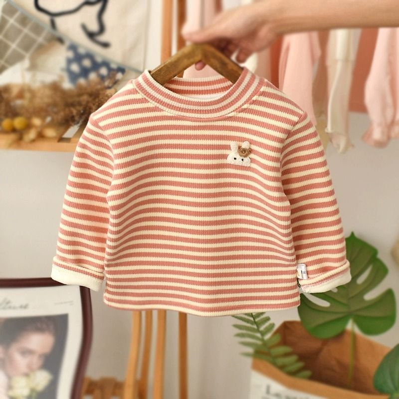 Fleece Lined Kids Stripe Top