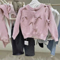 Sweet Bow Knit Cardigan