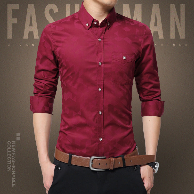 Men’s Casual No Iron Cotton Shirt