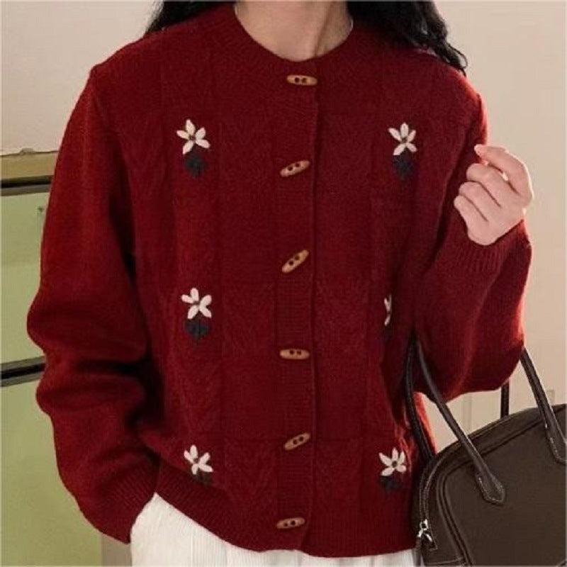 Women's Cardigan Pullover Sweater (100)