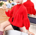 Girls Lantern Sleeve Knit Top