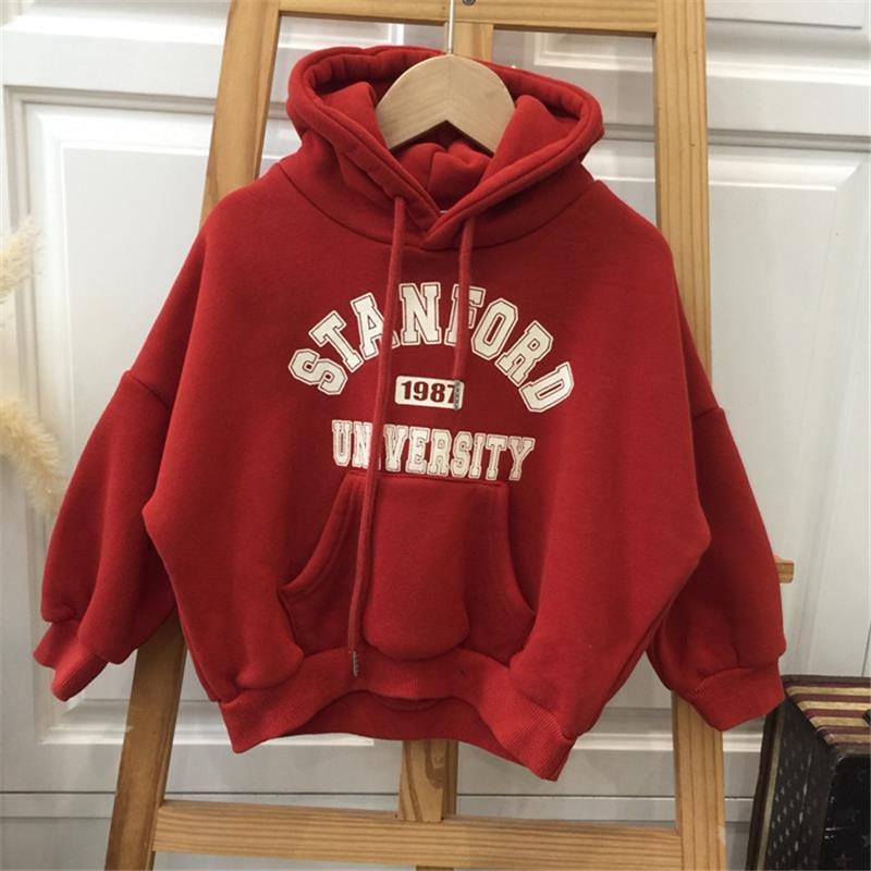 Cozy Hooded Winter Cotton Sweatshirt for Kids