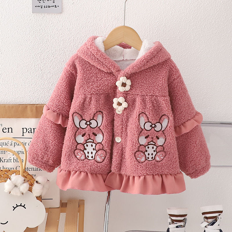 Girls Warm and Stylish Winter Coat for Toddlers and Young Children
