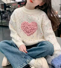 Girls Winter Knit Base Sweater