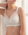 Soft Cotton Lace Full Coverage Support Bra